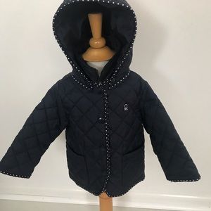Baby United of Benetton Navy Blue Quilted Jacket